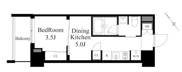 ラティエラ上野入谷の物件間取画像